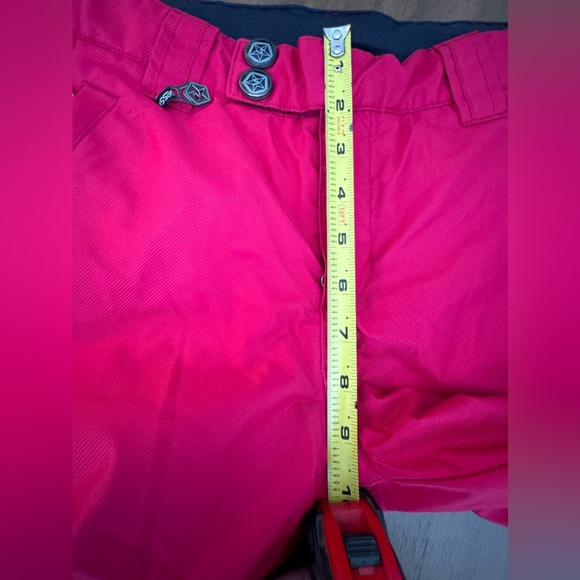 Sessions Red Embroidered Ski Snowboard Pants Size XL - Picture 10 of 12